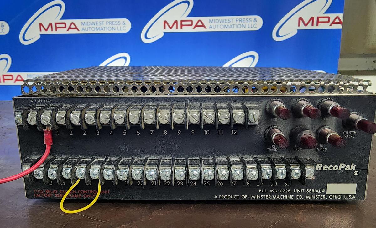 Used Minster 490-0226 RecoPak