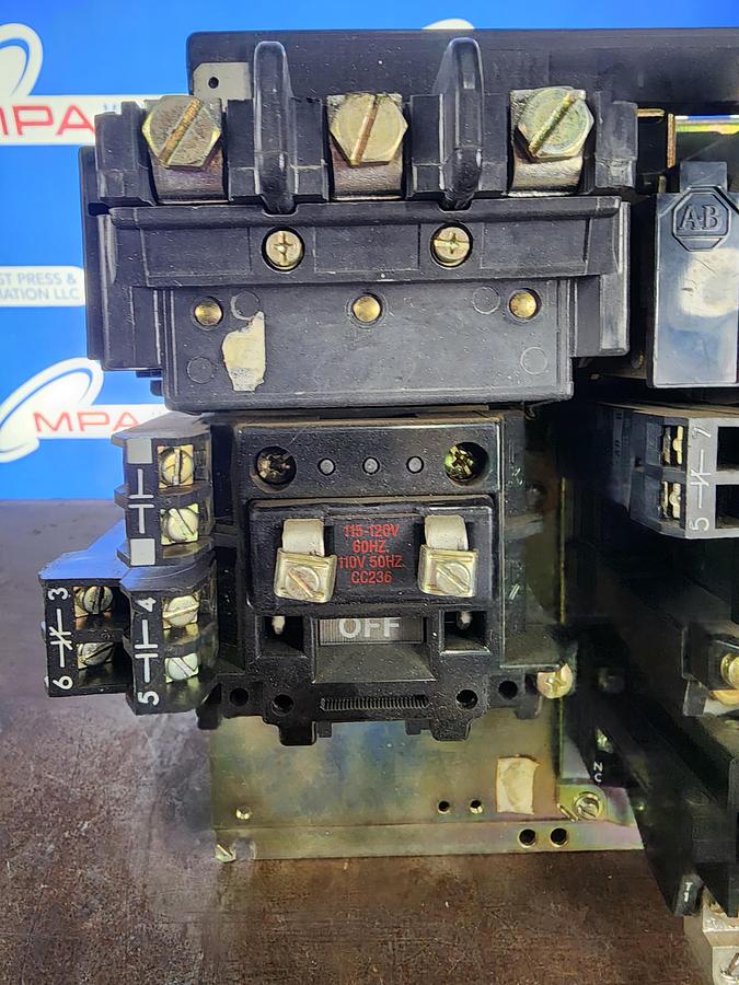 Used Allen-Bradley 505-C0D Size 2 Reversing Starter