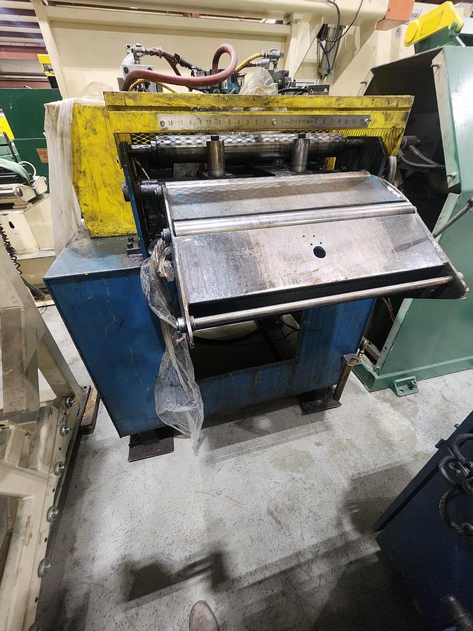 Used 15,000 LB x 24" WIDE COE COMPLETE COIL FEED LINE