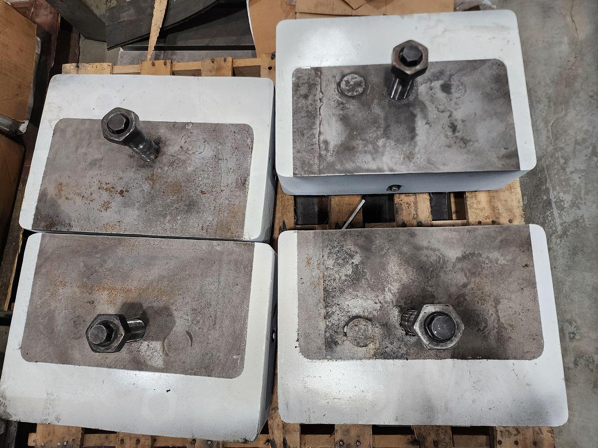 Used 21" x 15" x 7" Vibro Pads / Isolation Mounts