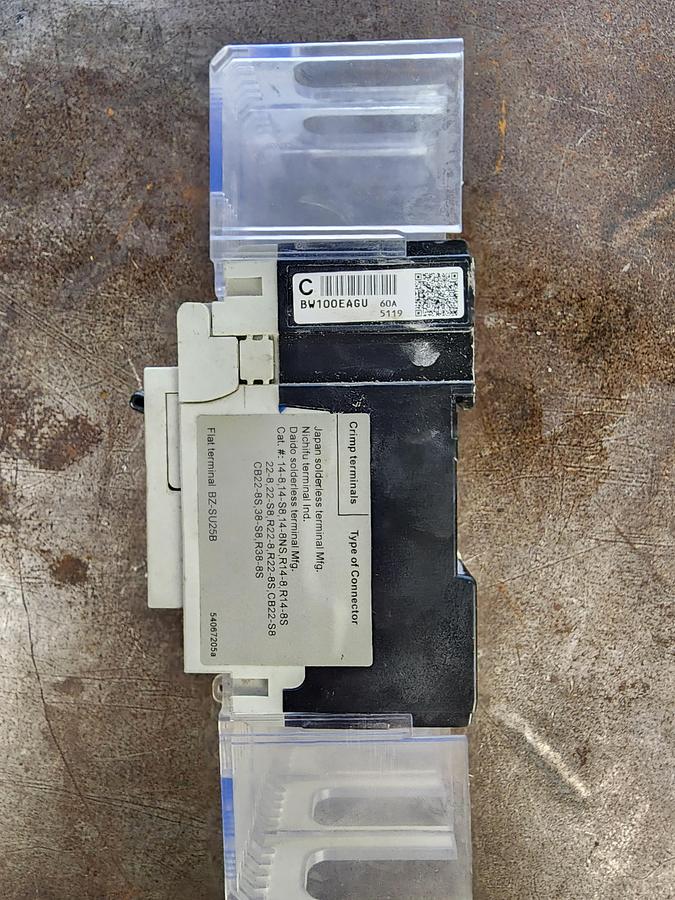 Used Fuji Electric BW100EAGU-3P060 Breaker