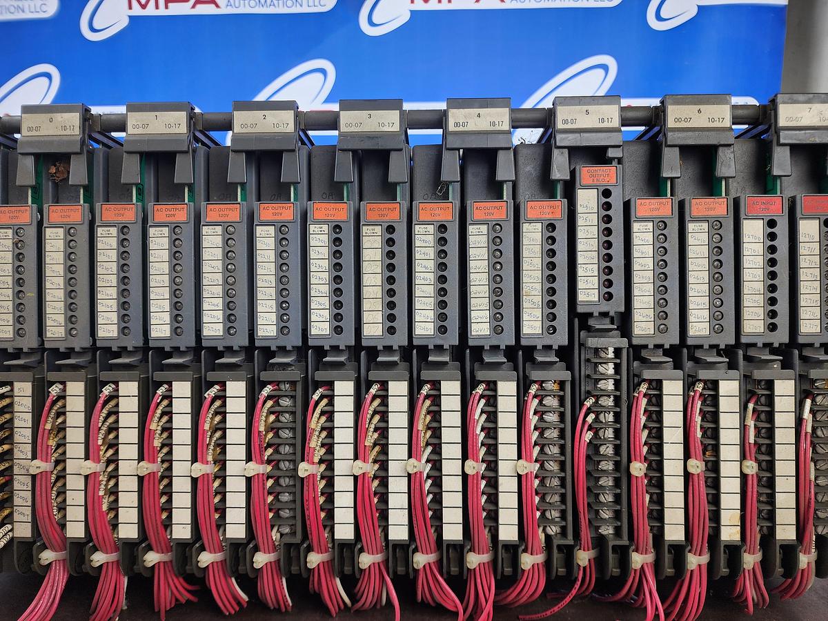 Used Allen-Bradley Bulletin 1771 16 Slot I/O Chassis w modules