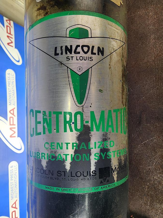 Used Lincoln Centro-Matic Centralized Lubrication System