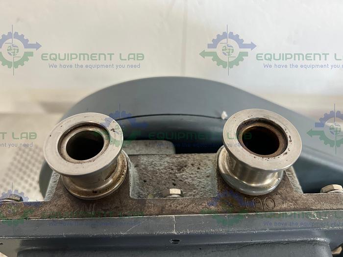 Used Welch 1402 DuoSeal Belt-Driven Rotary Vane Vacuum Pump 115/230V