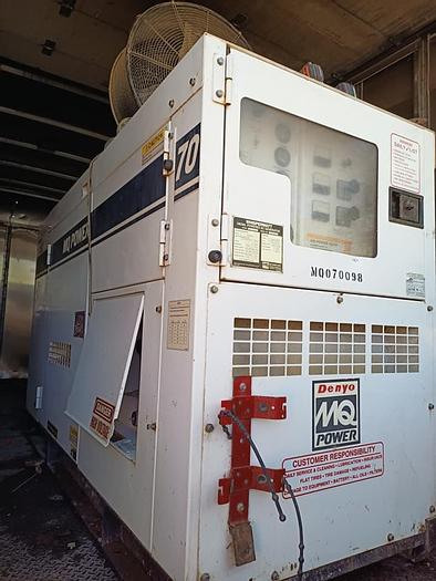 Used Multiquip DCA70SSIU Rental Style Ultra-Silent Series Diesel Generator 923 original hours