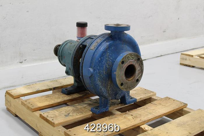 Used Goulds 3196 1.5x3x10 Pump, Stainless Steel Casing #42896