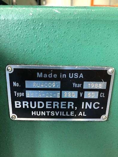 Used BRUDERER BSTA -22E