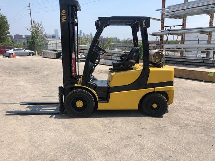 Used 7,000 LB YALE FORKLIFT MDL. GLP070 MFG. 2015 ONLY 3,024 HOURS