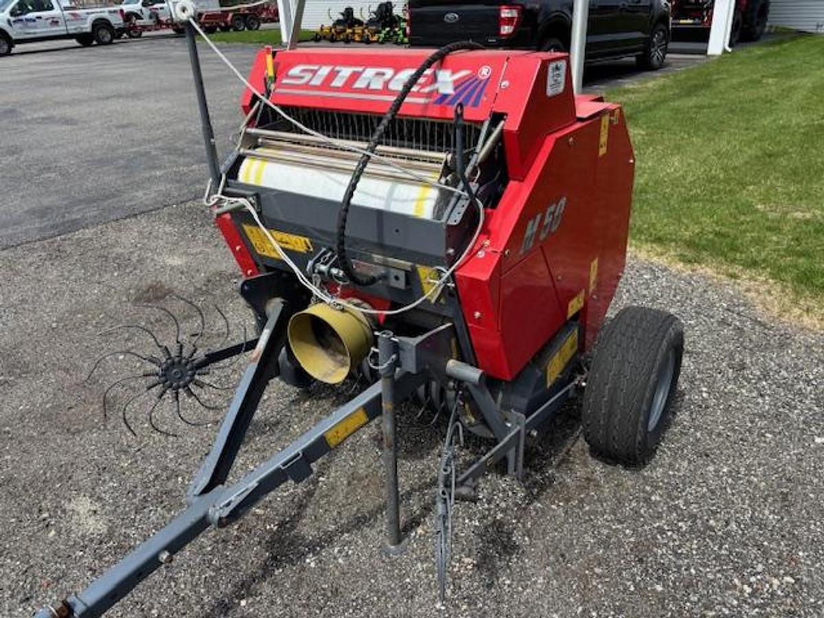 Used SITREX M50 MINI ROUND BALER