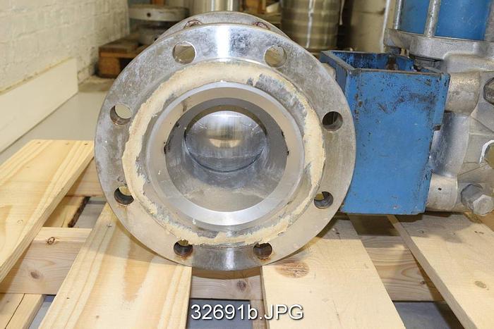 Used Neles Jamesbury 7150313600TTT 6" Control Ball Valve #32691