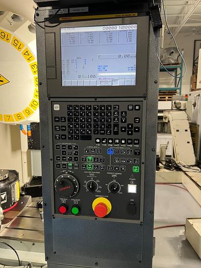Used 19.6"X, 15.74"Y, 15.74"Z, FANUC, 2018, ROBODRILL, ALPHA D21MiB5, CNC DRILL & TAPPING CENTER