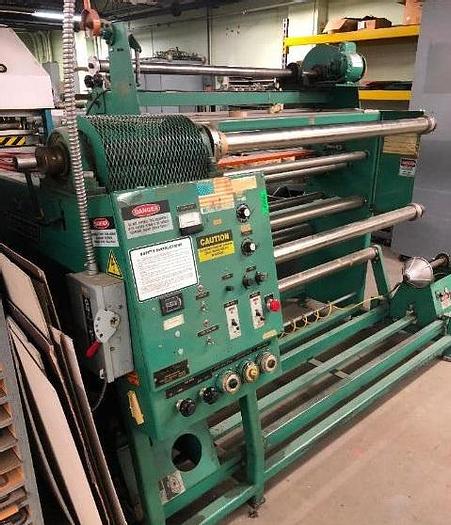 Used 60" VOORWOOD DUPLEX SLITTER REWINDER MODEL S60-18/187