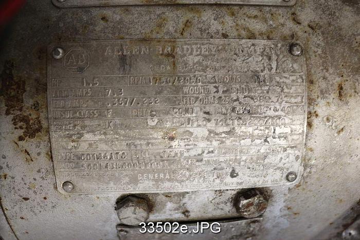 Used Moyno 2L4 Progressing Cavity 2.5x2.5 Pump #33502