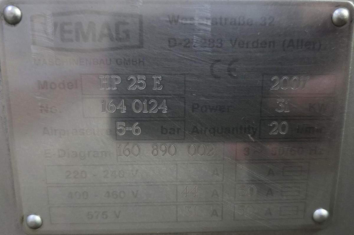 Used VEMAG ROBOT HP 25 E