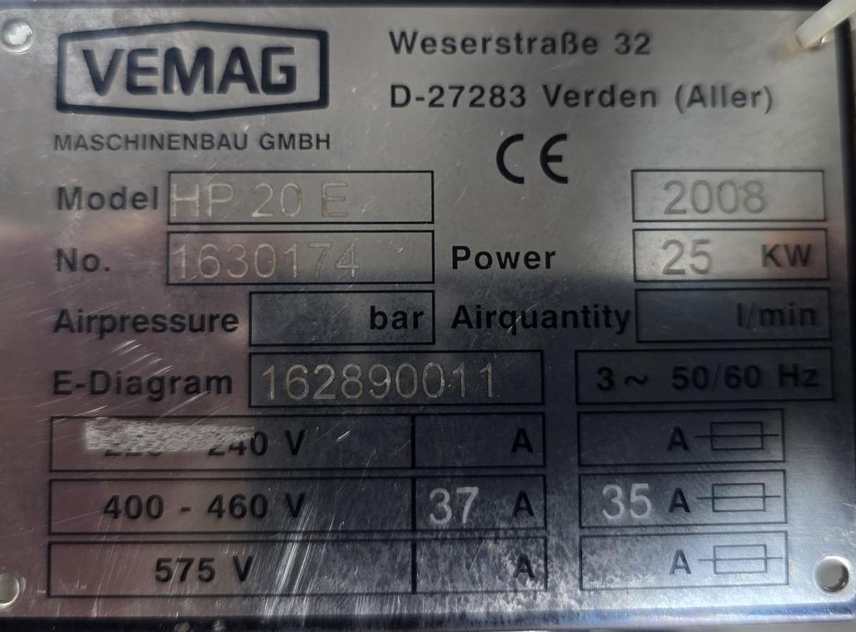 Used VEMAG ROBOT HP 20 E