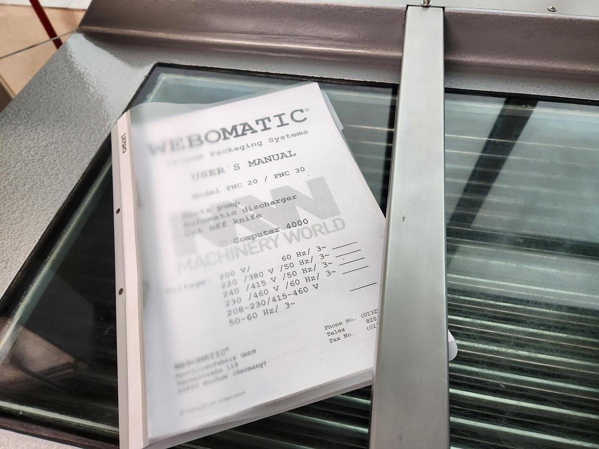 Used WEBOMATIC PNC 20-A-D-M2-G