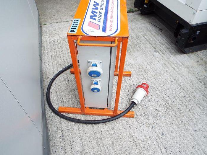Used Site Distribution Boards 63A 3 Phase Input with 3 Phase 32A and 16A Sockets : Single Phase 32A and 16A Sockets
