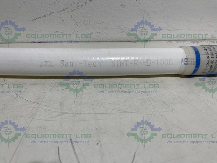 Used Sani Tech  STHT-R-HD-1000 36" Silicone Hose w/ 1 1/2" Sanitary Fitting