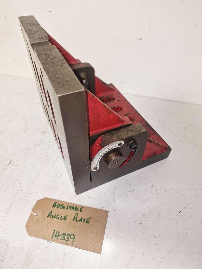 Used UNKNOWN CAST IRON ADJUSTABLE ANGLE PLATE