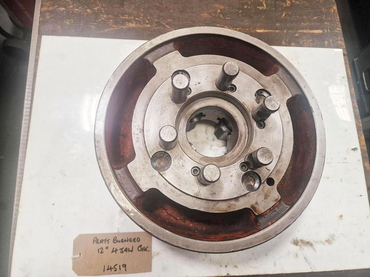Used PRATT BURNERD 12" 4 JAW CHUCK