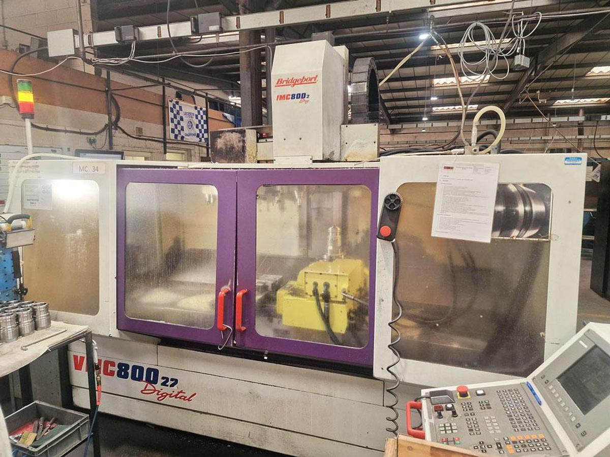 Used BRIDGEPORT VMC 800 VERTICAL MACHINING CENTRE