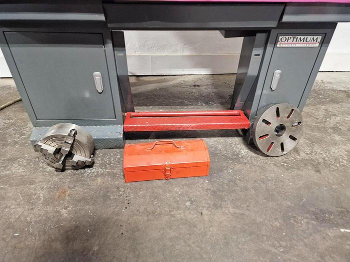 Used OPTIMUM D340 x 630 GAP BED CENTRE LATHE