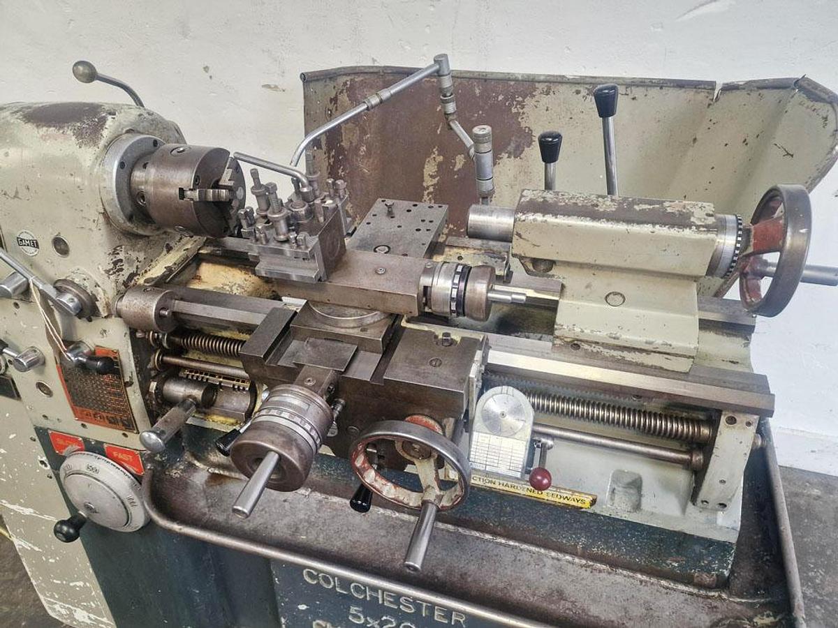 Used COLCHESTER CHIPMASTER 10" x 20" STRAIGHT BED CENTRE LATHE
