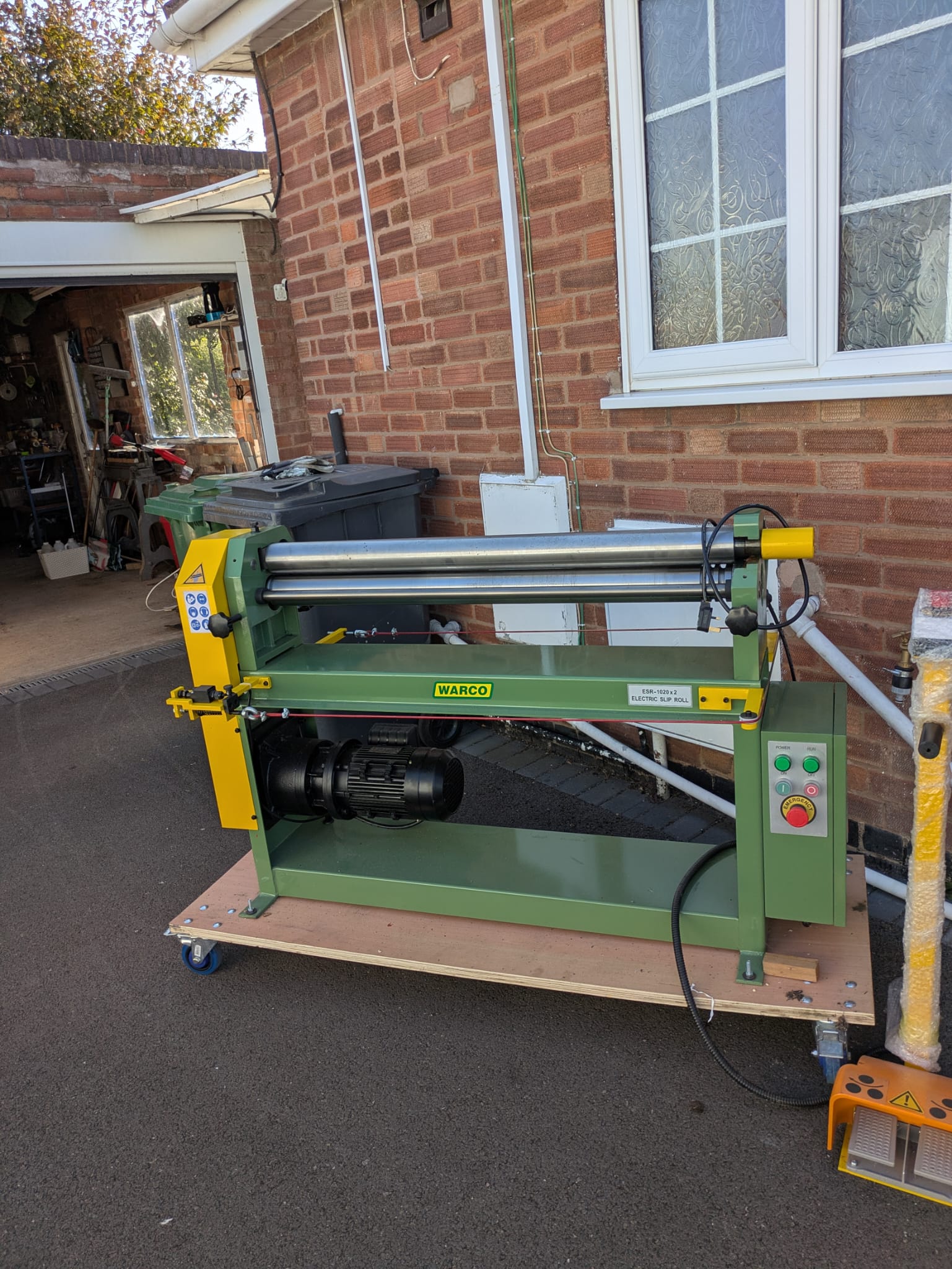Used WARCO ESR - 1020 - 2 ELECTRIC SLIP ROLLS