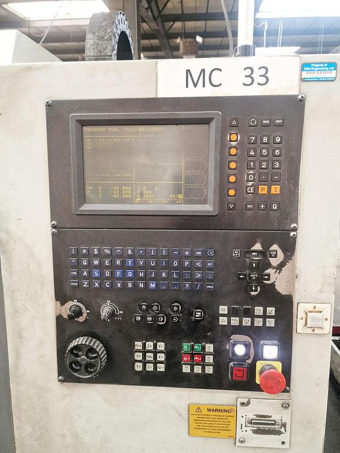 Used BRIDGEPORT VMC 600 VERTICAL MACHINING CENTRE