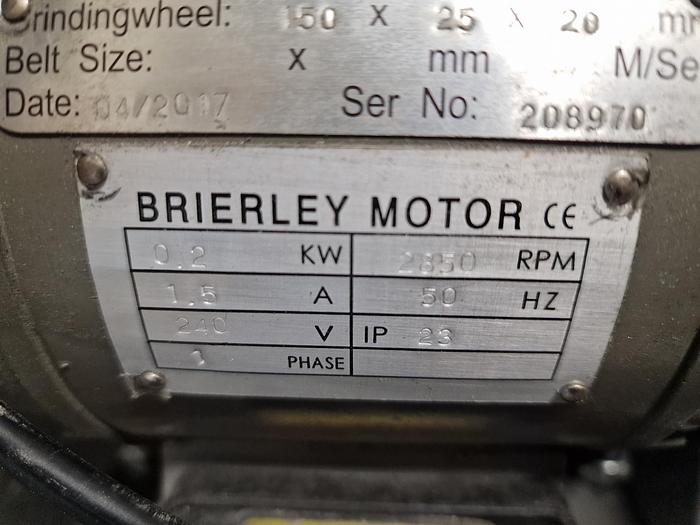 Used BRIERLEY SG 6 - 50 BELT LINISHER / GRINDER