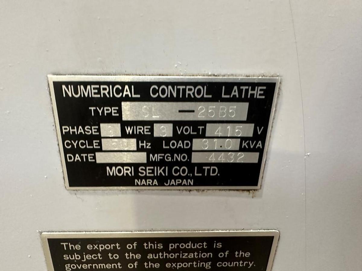 Used MORI SEIKI  SL25 CNC LATHE