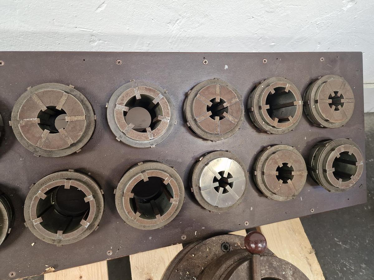 Used BURNERD COLLET CHUCK & MULTISIZE EE COLLETS