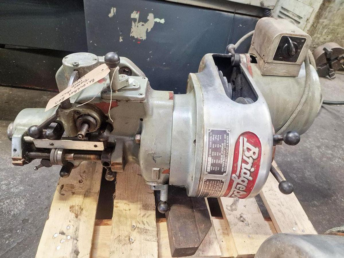 Used BRIDGEPORT BRJ TURRET MILL HEAD