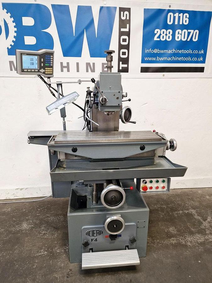 Used ACIERA F4 UNIVERSAL TOOLROOM MILL