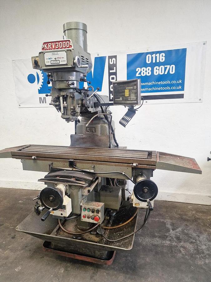 Used XYZ KRV 3000 SLV HEAVY DUTY TURRET MILL