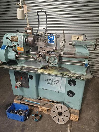 Used COLCHESTER STUDENT Mk. 1 12" x 24" GAP BED CENTRE LATHE