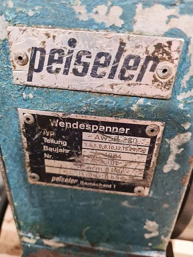Used PEISELER PNEUMATIC ROTARY TABLE