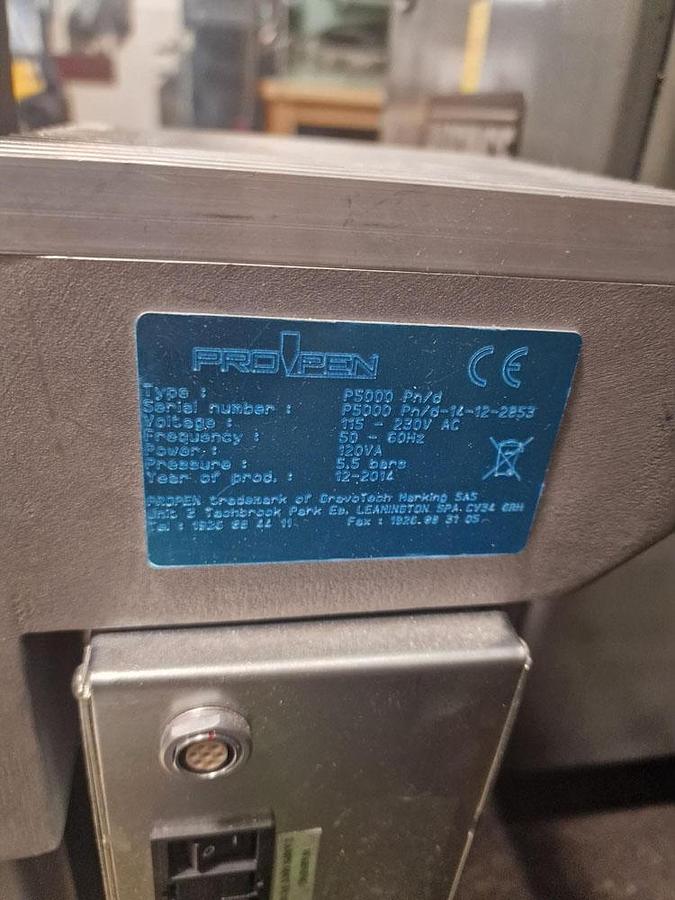 Used 2014 PRO PEN 5000 LASER ETCHING MACHINE