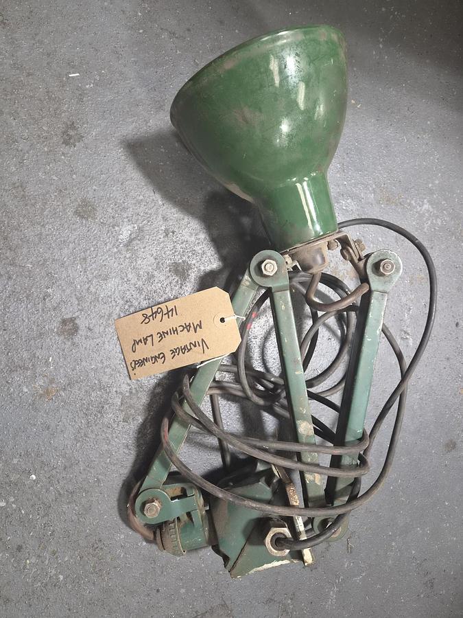 Used EDL VINTAGE ENGINEERS MACHINE LAMP