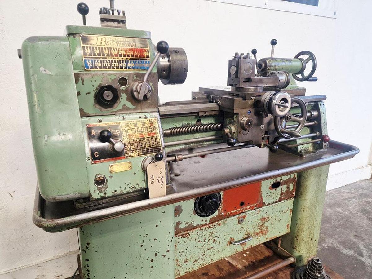 Used COLCHESTER BANTAM 1600 10" x 20" STRAIGHT BED CENTRE LATHE