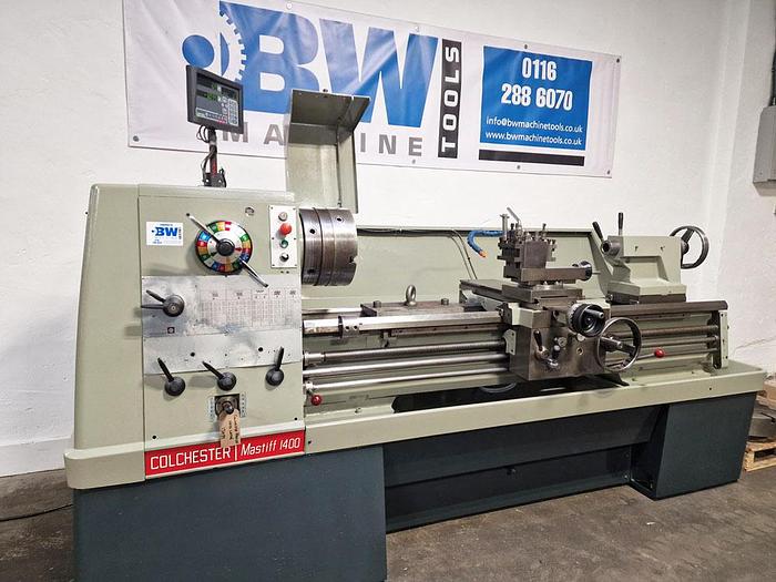 Refurbished COLCHESTER MASTIFF 1400 x 60" GAP BED CENTRE LATHE