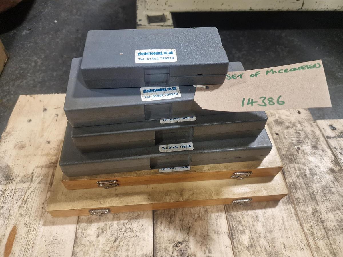 Used UNKNOWN SET OF MICROMETERS