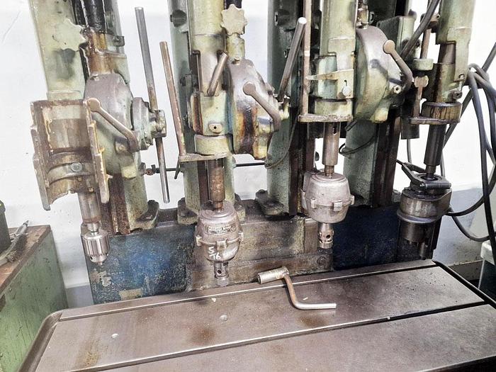 Used HERBERT V TYPE FOUR SPINDLE IN-LINE DRILL