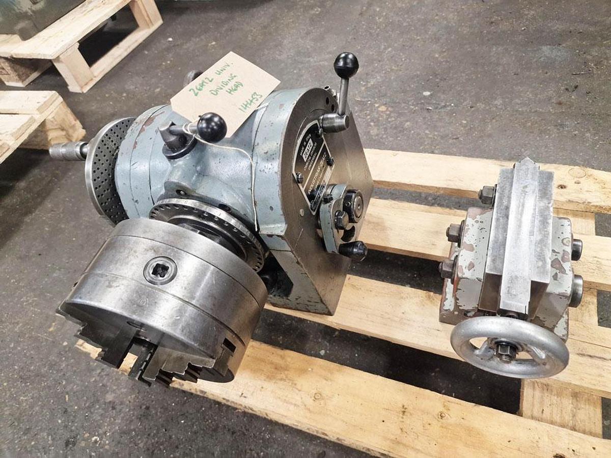 Used ZEATZ UNIVERSAL DIVING HEAD & TAILSTOCK