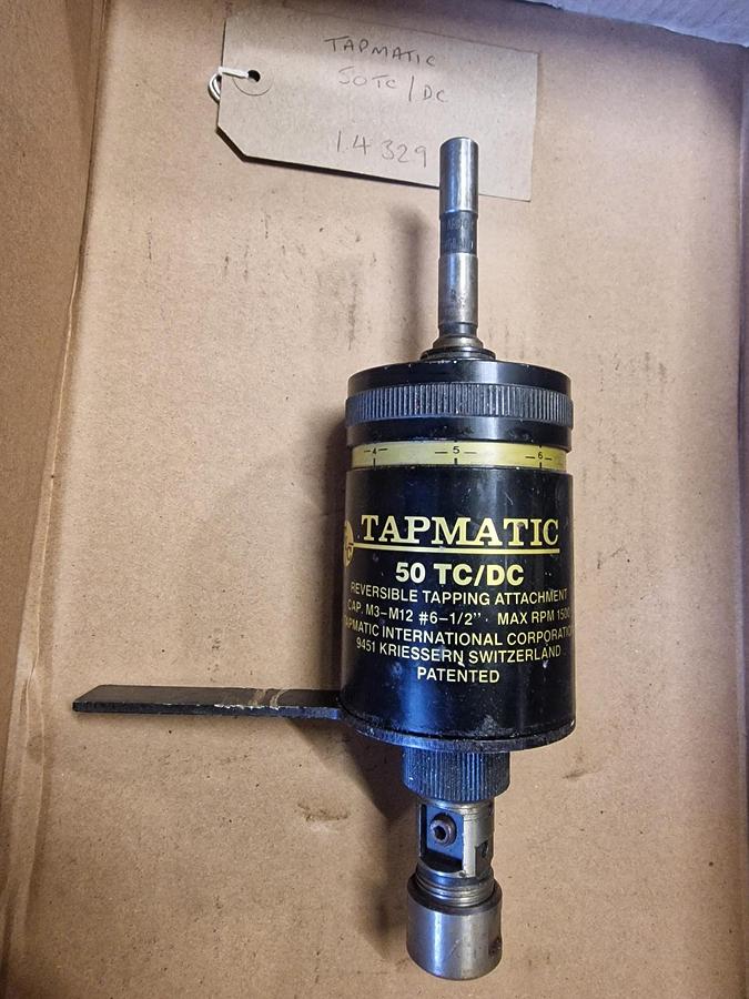 Used TAPMATIC 50 TC / DC Tapping Head
