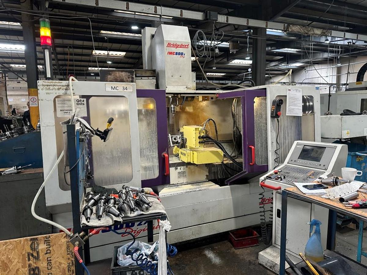 Used 1999 BRIDGEPORT VMC 800 VERTICAL MACHINING CENTRE