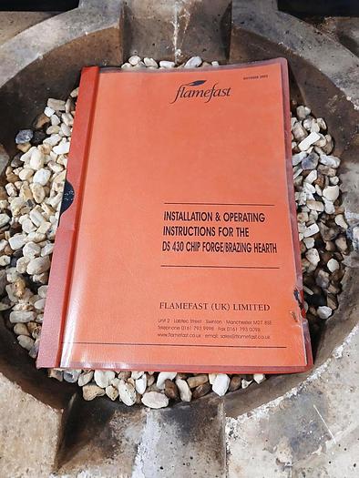 Used FLAMEFAST DS430 CHIP FORGE / BRAZING HEARTH