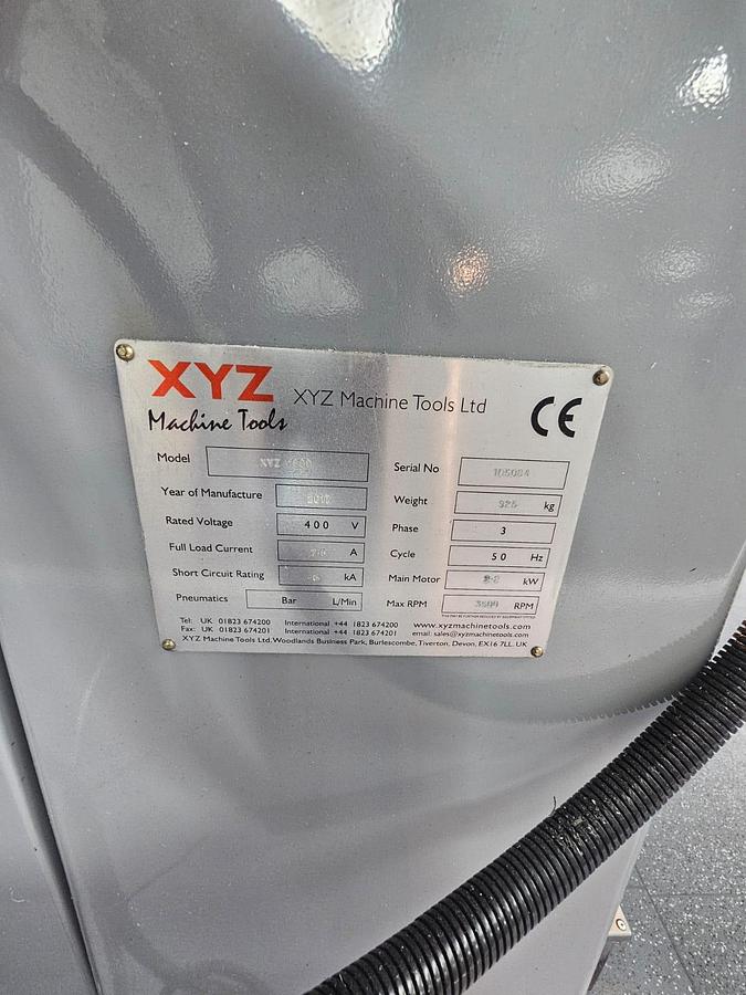 Used 2017 XYZ 1500 TURRET MILL
