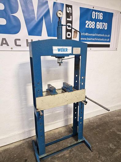 Used WEBER KFP10 HYDRAULIC GARAGE PRESS