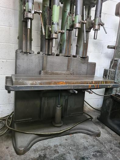 Used HERBERT &QUOT;V&QUOT; TYPE FOUR SPINDLE IN-LINE DRILL